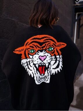 Oversized Tiger Sweater